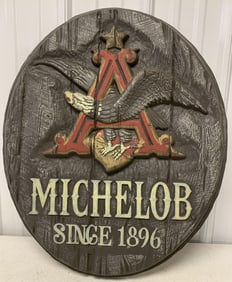 plastic Michelob sign