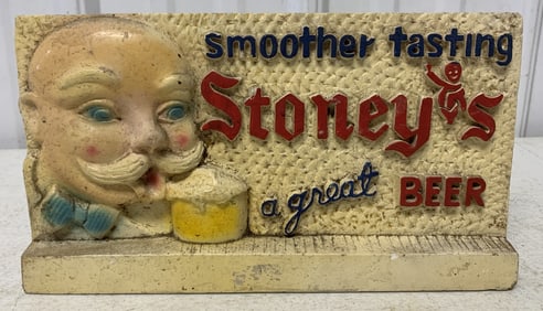 Stoney's Beer advertising sign