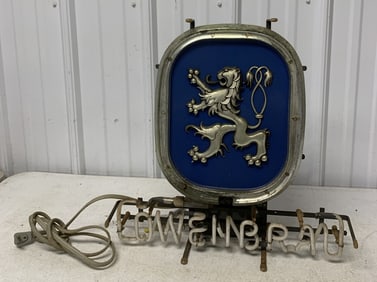 Lowenbrau neon sign