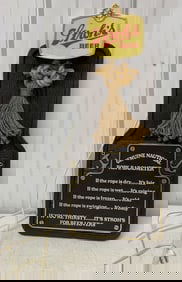 Stroh's Beer Genuine Nautical Rope Barometer