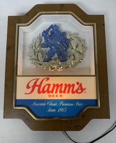 Hamm's Beer light up sign