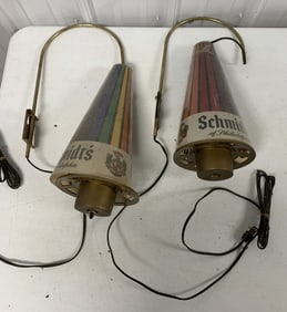 2 Schmidt's hanging wall lights