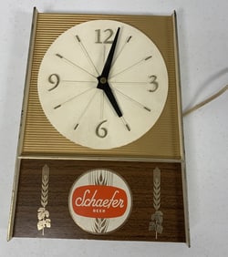 Schaefer electric beer clock