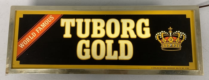 Tuborg Gold beer light up sign