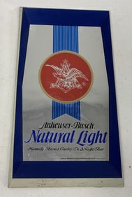 Natural Light plastic sign