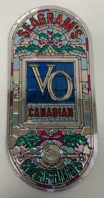 Seagram's 7 & VO Canadian Christmas sign
