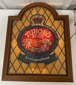 Tuborg Beer lighted sign