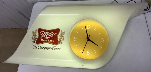 Miller High Life lighted clock
