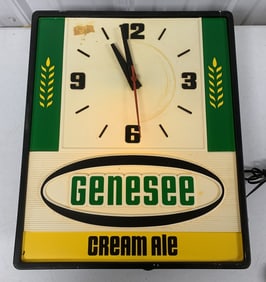 Genesee Cream Ale lighted clock