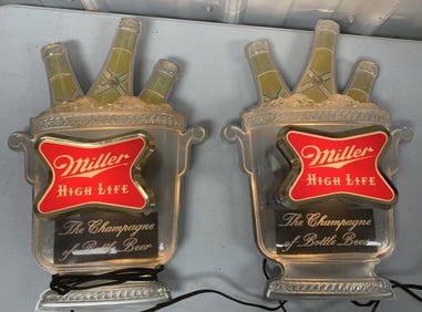 pair of Miller High Life Lights