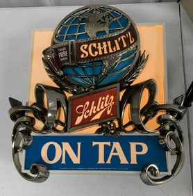 Schlitz on Tap lighted sign