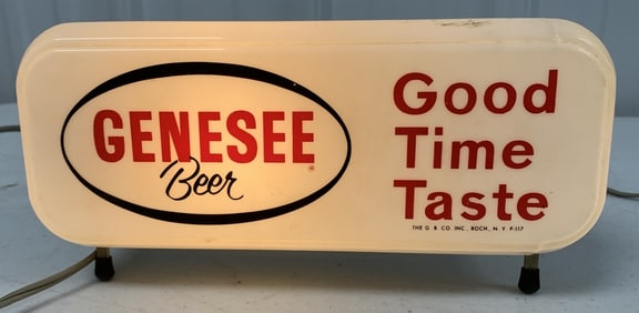 Genesee lighted sign