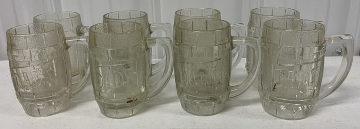 8 Dad's Root beer mugs