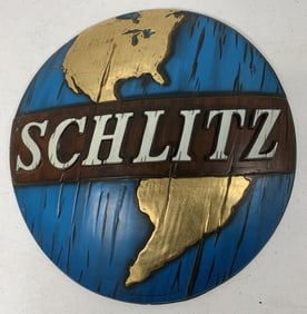 plastic Schlitz sign