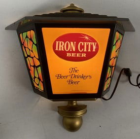 Iron City Beer light up sign