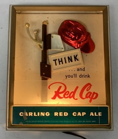 Carling Red Cap Ale light up sign