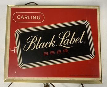 Carling Black label lighted sign