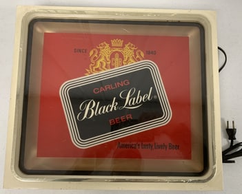 Carling Black Label lighted sign