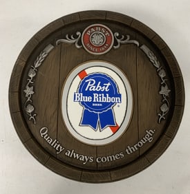 Pabst Blue Ribbon display