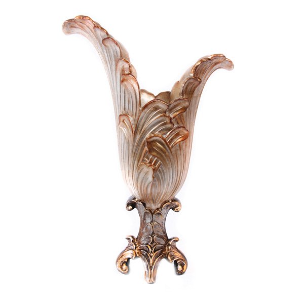 Silver Chiffon Vase: Unique and unusual accessory vase for the home! Looks great as a pair and high bidder will have option to purchase two!