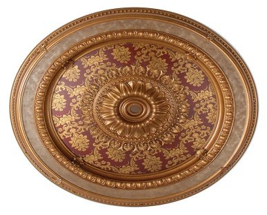 brocade round medallion: An innovative decorative solution, all hand assembled & hand finished, our ceiling medallions utilize beautifully antiqued imagery to add interest to chandeliers and ceilings throughout your home. Usi