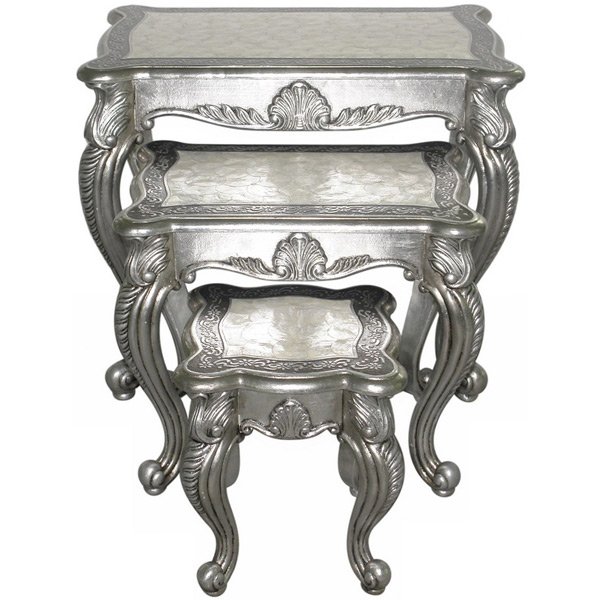 *PO*Capiz Nesting Tables -Set: *PO*Capiz Nesting Tables -Set