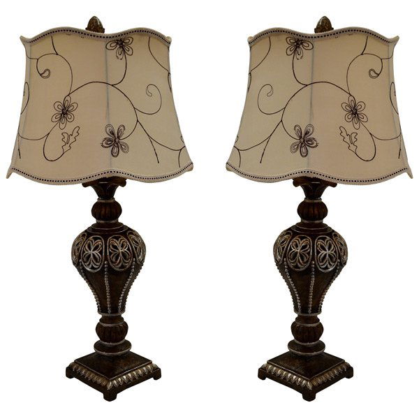 Playful Pansy Lamp Set of 2 (1 of 1)