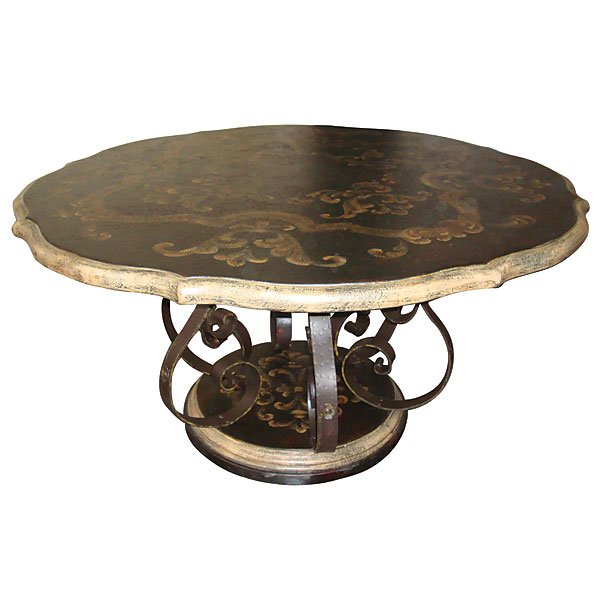 Peruvian Scroll Dining Table (1 of 1)
