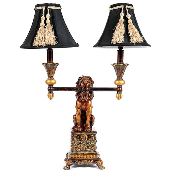 Lion Double Lamp (1 of 1)
