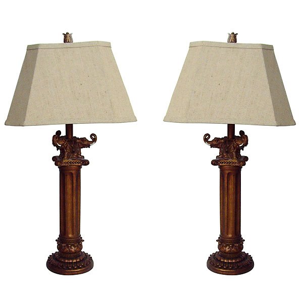 Elephant Table Lamp - Set of 2 (1 of 1)