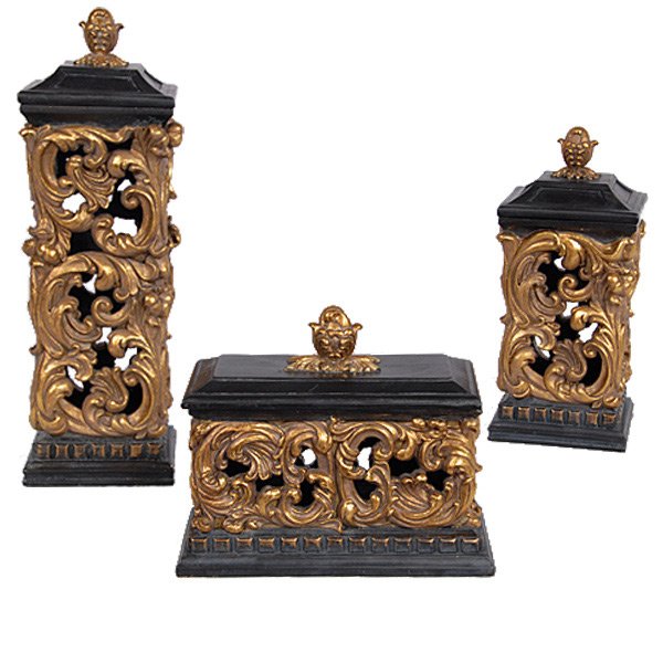 Acanthus Leaf Box Set of 3 (1 of 1)