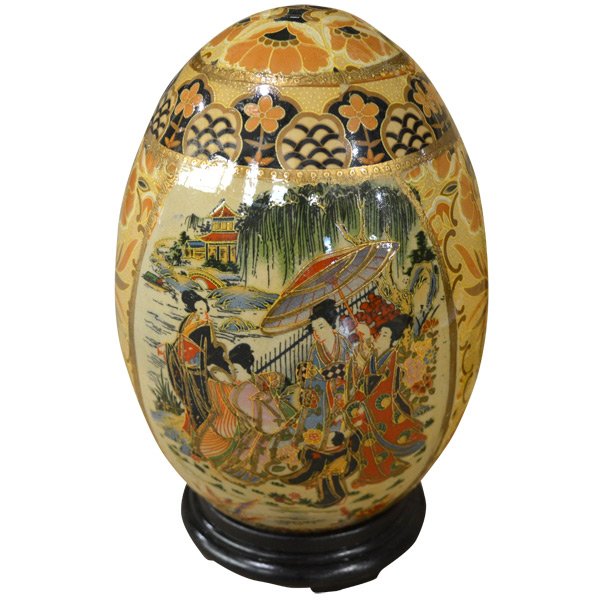 Oriental Egg - 8in: Oriental Egg - 8in 6 DIA X 8H