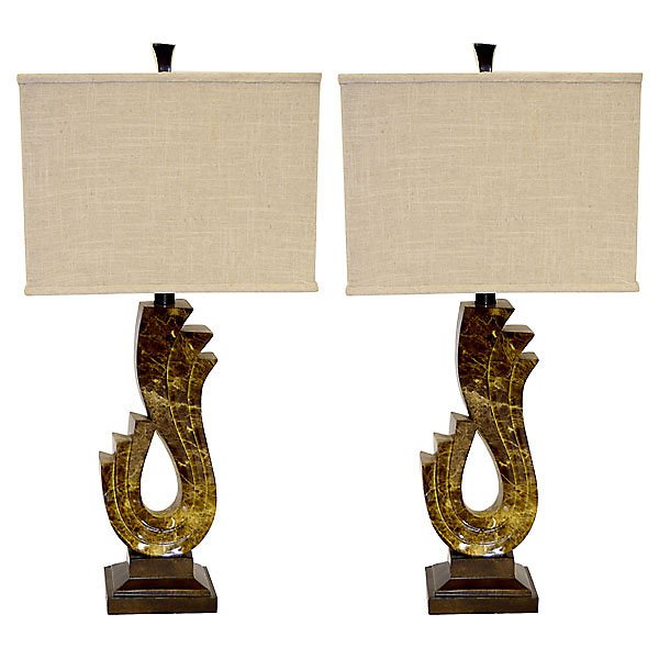 Marblized Lamp - Set of 2 (1 of 1)