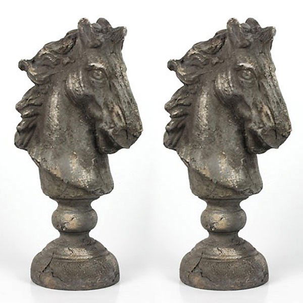 *PO*Horse Head Bust -Set of 2 (1 of 1)