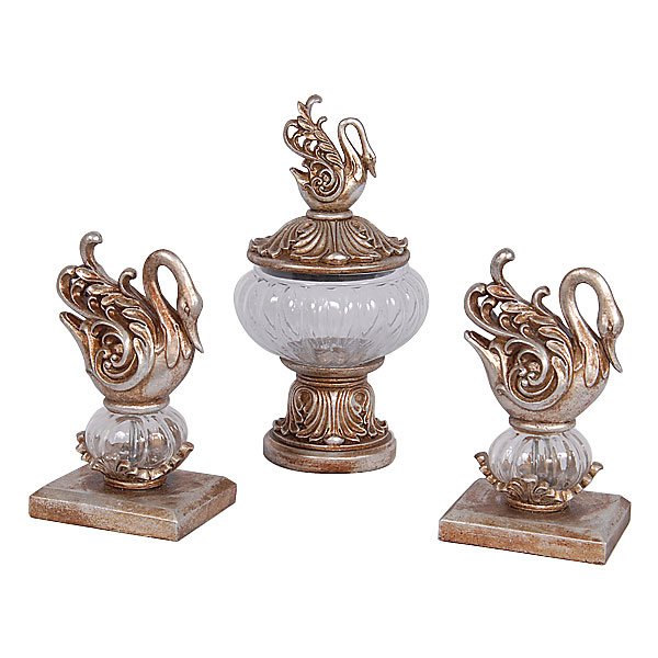 Swan Trinket Set of 3          FREE SHIPPING (1 of 1)