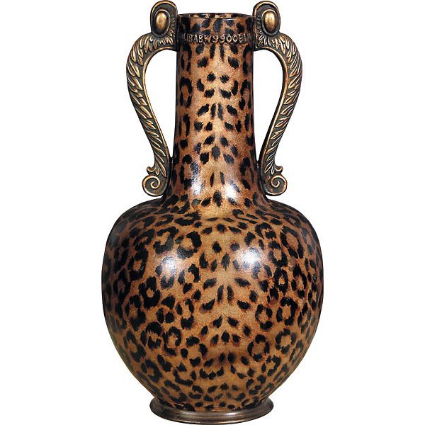 Leopard Print Vase          FREE SHIPPING (1 of 1)