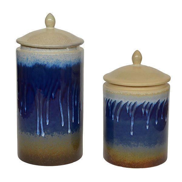Earthenware Canister -Set of 2 (1 of 1)