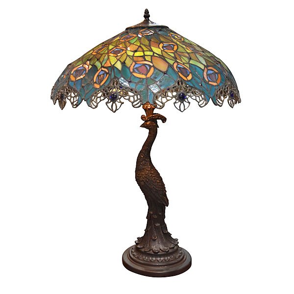Peacock Base Leaded Lamp (1 of 1)