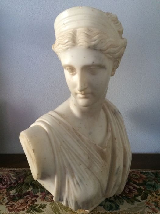 Marble Bust of Diana 1th. (1 of 7)
