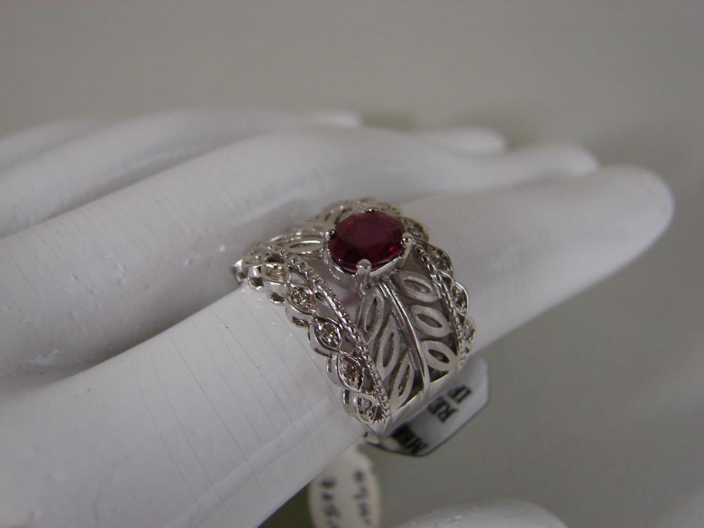 NWT Viani 14K Ruby & Diamond Ring (1 of 7)
