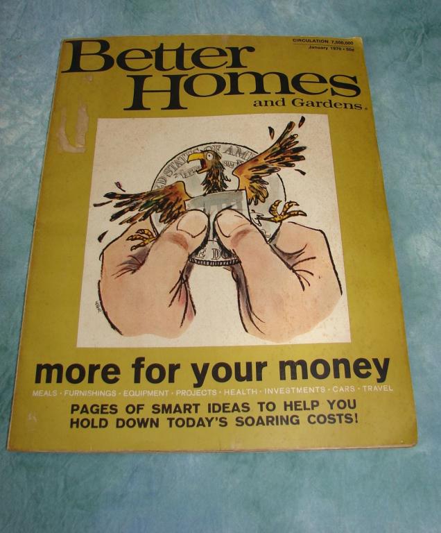 4 Vintage 1970s Home & Fashion Magazines: 3 Harpers Bazaar 1973, Better Homes and Gardens Jan 1970
