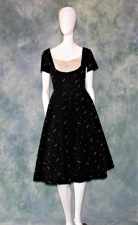 Designer Fit and Flare Party Dress (1 of 9)