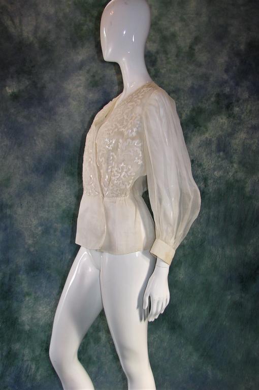 Givenchy Ladies White Blouse (1 of 7)