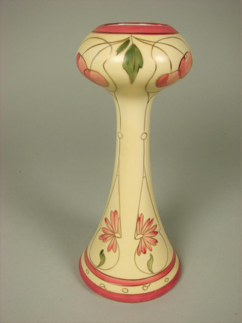 Royal Dux, Austria Porcelain Vase: SHIPPABLE: Art Nouveau, 9"h