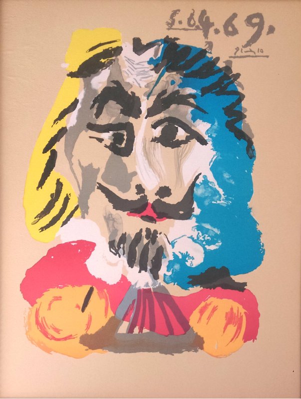 Portrait Immaginaire Pablo Ruiz PICASSO , (1881 - 1973) (1 of 3)