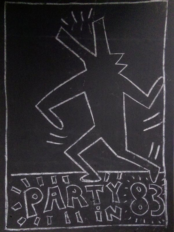 Keith HARING, (1958 - 1990) Attr. (1 of 2)