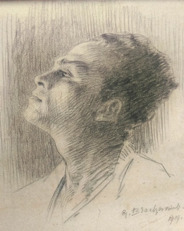 Grietje SCHAKEL-BRAAKENSIEK (1891-1973): Description : "Portrait of a Indonesian boy" -- Medium : Lead pencil / charcoal on paper -- Dimensions : 17 x 12 cm -- Signature : Signed and dated lower right -- Estimate : 100 - 200 Euro