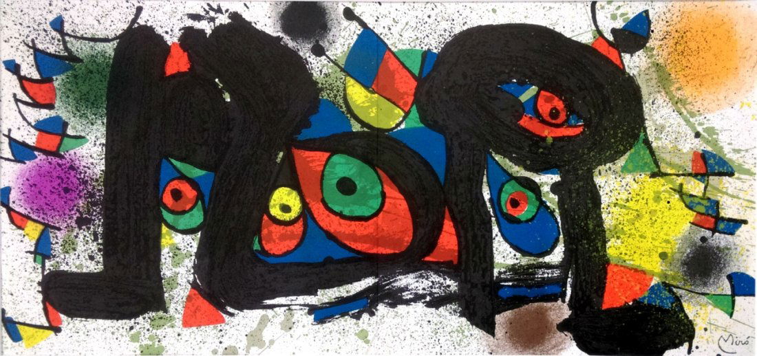 Joan MIRO (1893-1983) 胡安·米罗 (1 of 3)