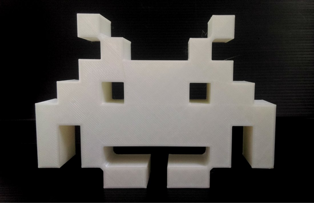 Space invader sculpture (1 of 2)