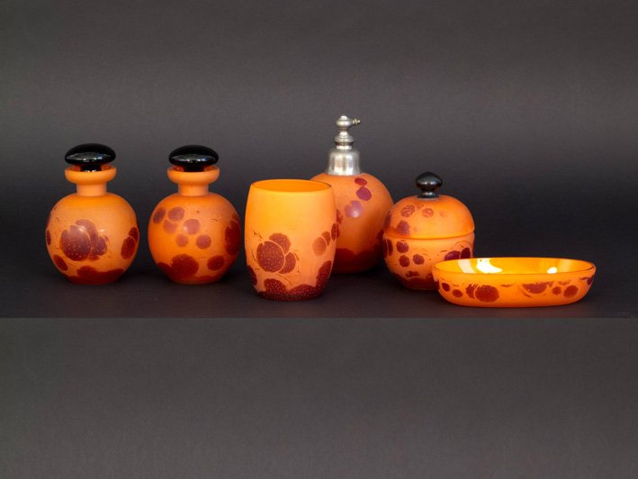 ART DECO DAUM STYLE LAVABO SET (1 of 1)